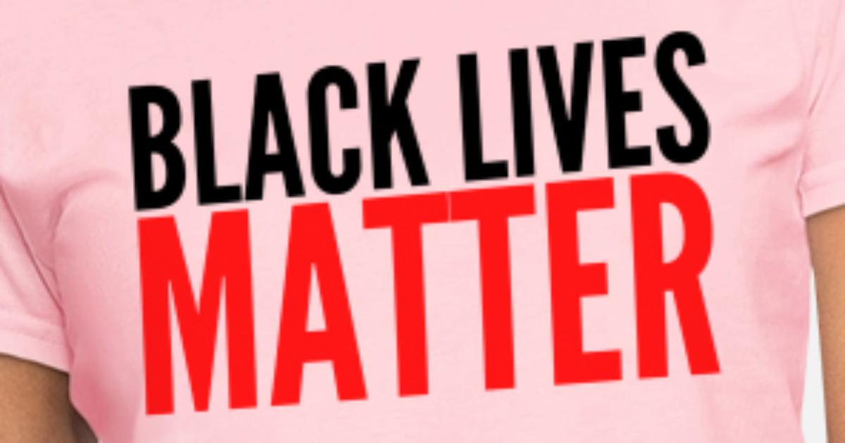 BLACK LIVES MATTER (Red \u0026 Black letters 